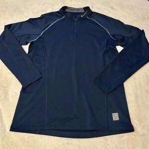 Nike Pro Dark Blue fitted long sleeve